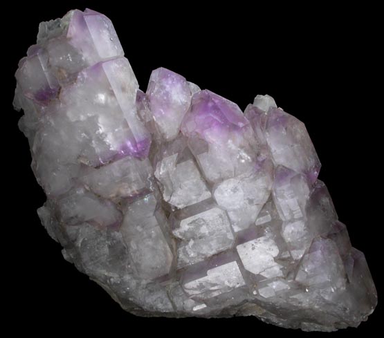 Quartz (Amethyst-Smoky Parallel Formation) from Little Gem Mine, Upper Rader Creek, Jefferson County, Montana