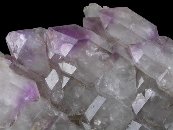 Quartz (Amethyst-Smoky Parallel Formation) from Little Gem Mine, Upper Rader Creek, Jefferson County, Montana