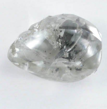 Diamond (1.83 carat gray teardrop-shaped crystal) from Majhgawan Pipe, near Panna, Madhya Pradesh, India