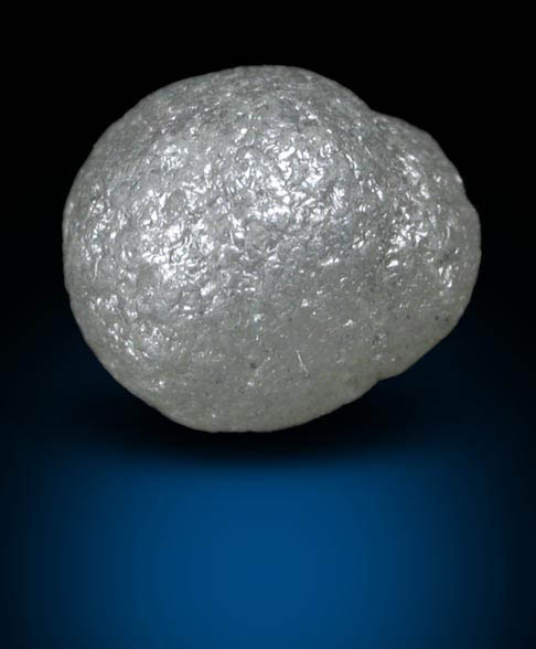Diamond (3.02 carat gray intergrown spherical Ballas crystals) from Paraguassu River District, Bahia, Brazil