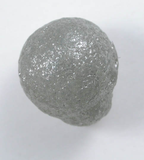 Diamond (3.02 carat gray intergrown spherical Ballas crystals) from Paraguassu River District, Bahia, Brazil