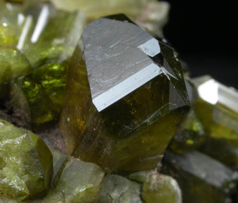 Epidote from Val d'Ala, Piemonte, Italy