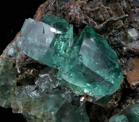 Fluorite (fluorescent) from Heights Mine, Westgate, Weardale District, County Durham, England