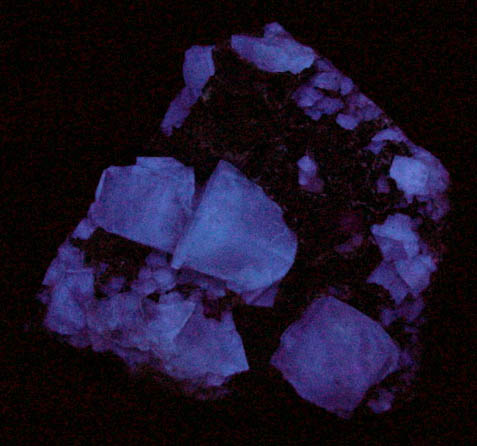 Fluorite (fluorescent) from Heights Mine, Westgate, Weardale District, County Durham, England