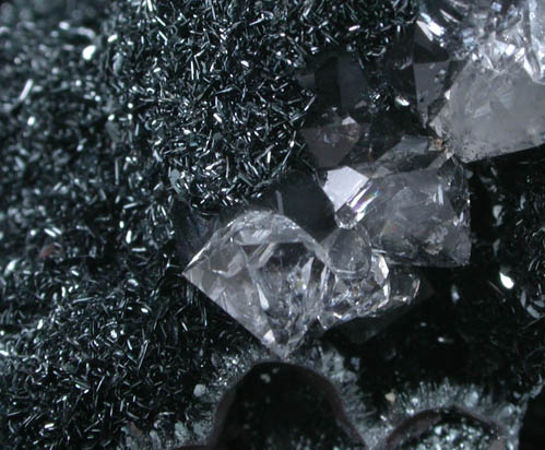 Hematite var. Specular Hematite with Quartz from Cleator Moor, Frizington, West Cumberland Iron Mining District, Cumbria, England