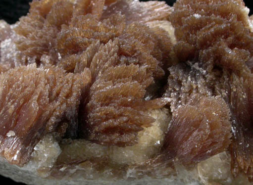 Barite over Calcite from Coombefield Quarry, Isle of Portland, Dorset, England