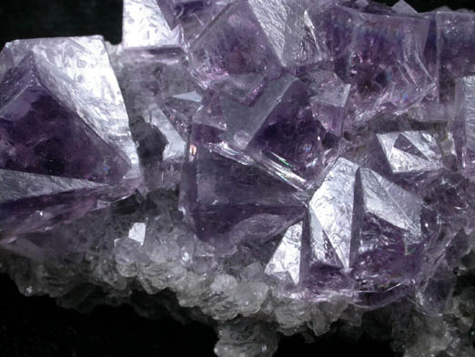 Fluorite (interpenetrant-twinned crystals) from Frazer's Hush Mine, Rookhope, Weardale, County Durham, England