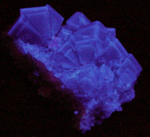 Fluorite (interpenetrant-twinned crystals) from Frazer's Hush Mine, Rookhope, Weardale, County Durham, England