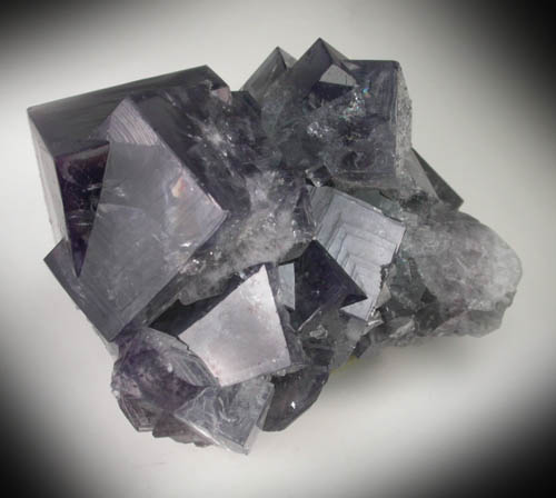 Fluorite (twinned crystals) from Frazer's Hush Mine, Rookhope, Weardale, County Durham, England
