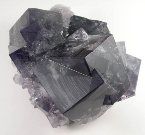 Fluorite (twinned crystals) from Frazer's Hush Mine, Rookhope, Weardale, County Durham, England