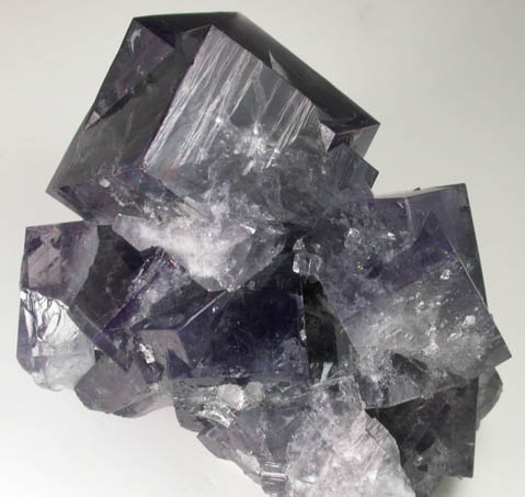 Fluorite (twinned crystals) from Frazer's Hush Mine, Rookhope, Weardale, County Durham, England