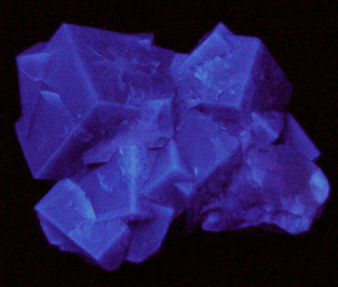 Fluorite (twinned crystals) from Frazer's Hush Mine, Rookhope, Weardale, County Durham, England