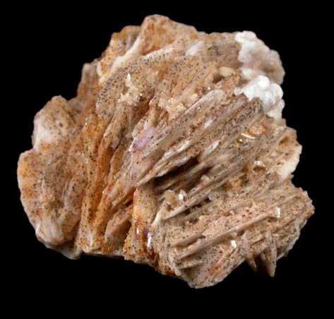 Barite with Hemimorphite from Coldstones Quarry, Pateley Bridge District, North Yorkshire, England