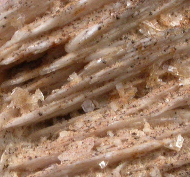 Barite with Hemimorphite from Coldstones Quarry, Pateley Bridge District, North Yorkshire, England