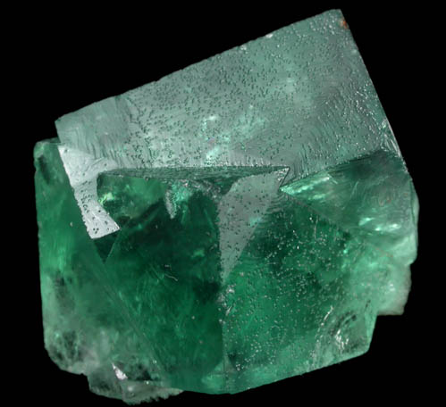 Fluorite (interpenetrant-twinned crystals) from Heights Mine, Westgate, Weardale District, County Durham, England