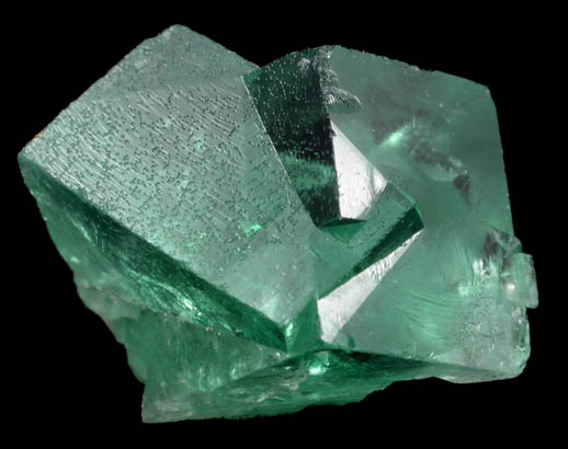 Fluorite (interpenetrant-twinned crystals) from Heights Mine, Westgate, Weardale District, County Durham, England