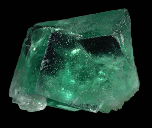 Fluorite (interpenetrant-twinned crystals) from Heights Mine, Westgate, Weardale District, County Durham, England