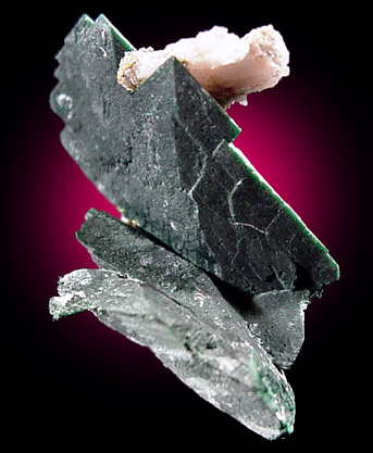 Malachite pseudomorph after Azurite from Tsumeb Mine, Otavi-Bergland District, Oshikoto, Namibia