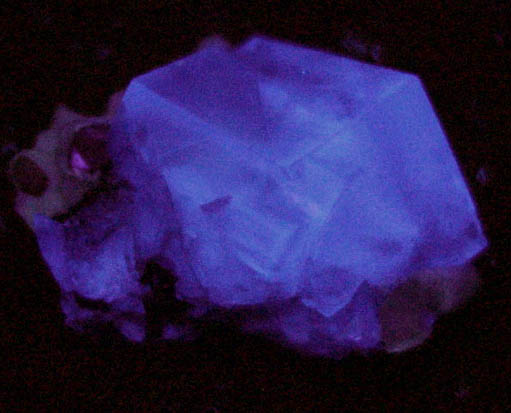 Fluorite (twinned crystals) from Heights Mine, Westgate, Weardale District, County Durham, England