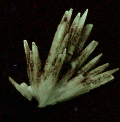 Aragonite with Siderite pseudomorphs after Fluorite from Kirkland, Cumbria, England