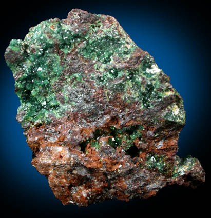 Pharmacosiderite from Wheal Gorland, St. Day District, Cornwall, England