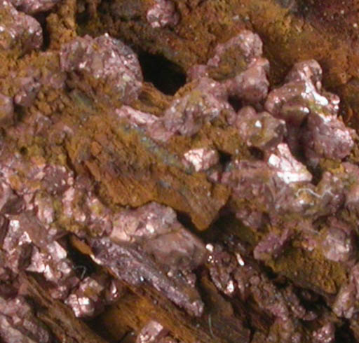 Copper from Geevor Mine, 13th Level, St. Just District, Cornwall, England