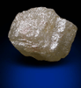 Diamond (1.41 carat intergrown yellow-gray cubic crystals) from Mbuji-Mayi (Miba), 300 km east of Tshikapa, Democratic Republic of the Congo