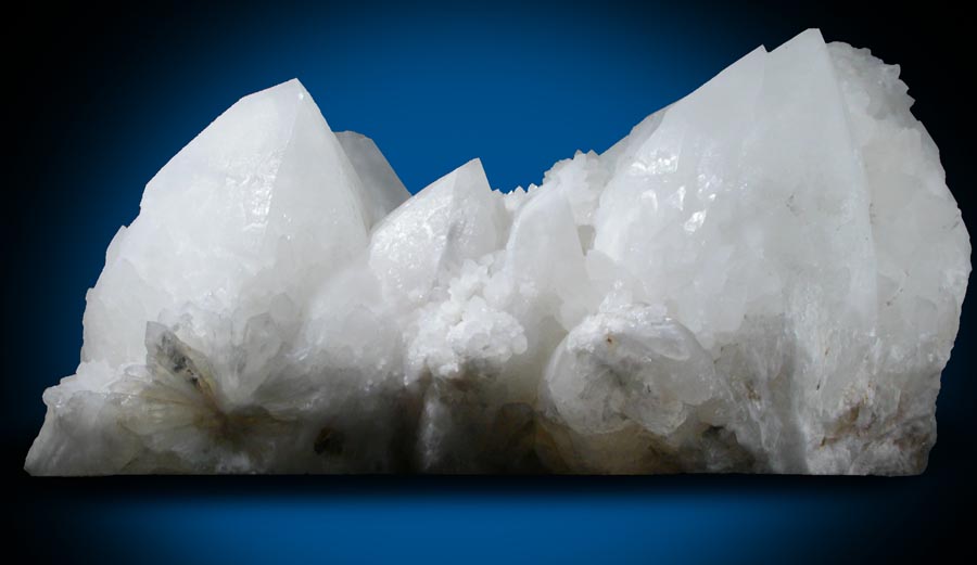 Quartz var. Milky Quartz (Cathedral-habit) from Diamond Ledge, Stafford Springs, Tolland County, Connecticut