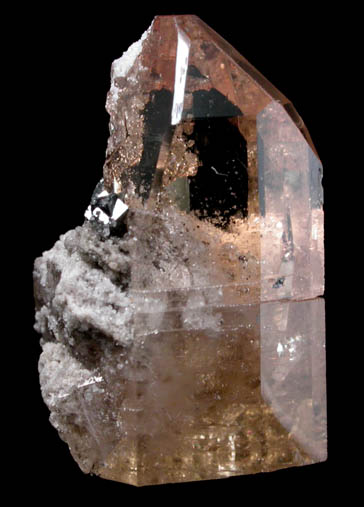 Topaz with Bixbyite on rhyolite from Thomas Range, Juab County, Utah