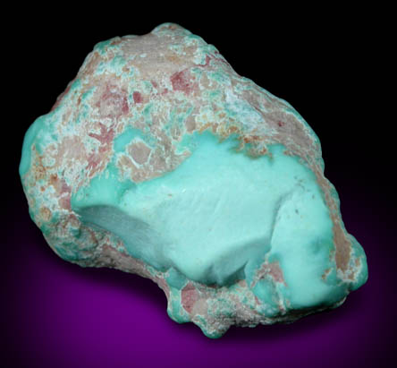 Turquoise from Fox Mine, Bullion District, Crescent Valley, Lander County, Nevada