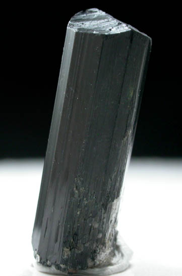 Arfvedsonite (rare terminated crystal) from Hurricane Mountain, east of Intervale, Carroll County, New Hampshire