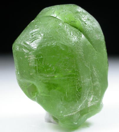 Forsterite var. Peridot (gem-grade crystal) from Suppat, Naran-Kagan Valley, Kohistan District, Khyber Pakhtunkhwa (North-West Frontier Province), Pakistan
