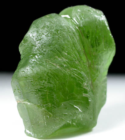 Forsterite var. Peridot (gem-grade crystal) from Suppat, Naran-Kagan Valley, Kohistan District, Khyber Pakhtunkhwa (North-West Frontier Province), Pakistan