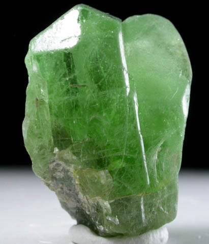 Forsterite var. Peridot (gem-grade crystal) from Suppat, Naran-Kagan Valley, Kohistan District, Khyber Pakhtunkhwa (North-West Frontier Province), Pakistan