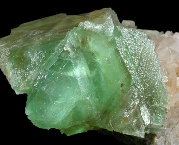 Fluorite on Quartz from William Wise Mine, Westmoreland, Cheshire County, New Hampshire