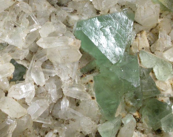 Fluorite and Quartz from William Wise Mine, Westmoreland, Cheshire County, New Hampshire