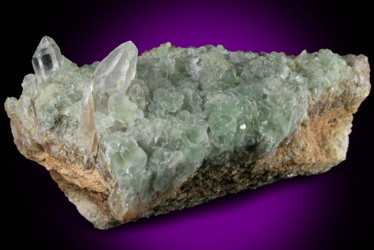 Fluorite and Quartz from William Wise Mine, Westmoreland, Cheshire County, New Hampshire