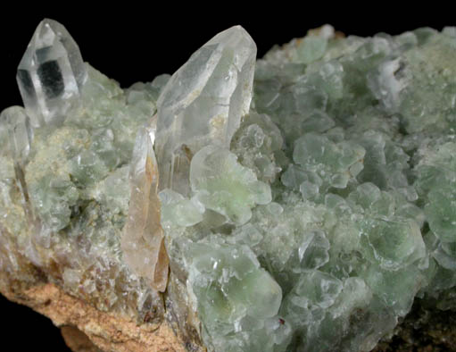 Fluorite and Quartz from William Wise Mine, Westmoreland, Cheshire County, New Hampshire