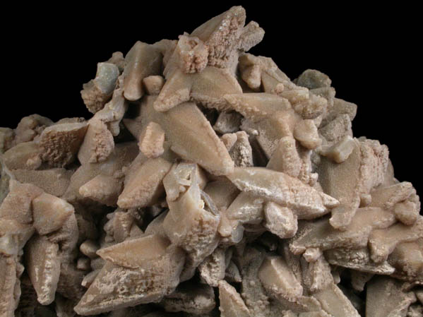 Quartz pseudomorphs after Calcite from West Cumberland Iron Mining District, Cumbria, England