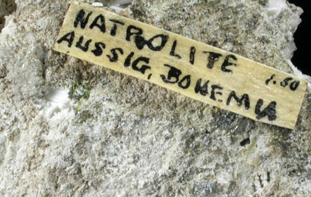 Natrolite from st nad Labem (Aussig), Ceske Stredohori Mountains, Bohemia, Czech Republic