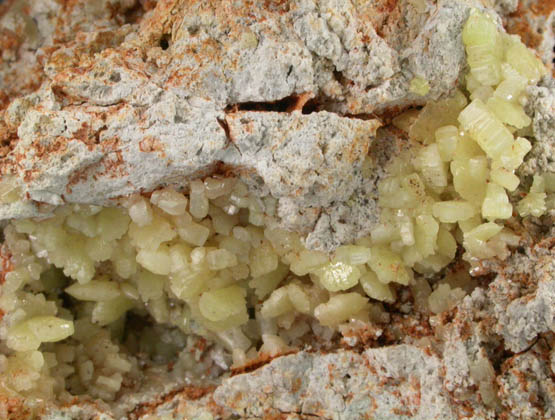 Cerussite var. Chrome-Cerussite from Kapi Mine, Dundas, Tasmania, Australia