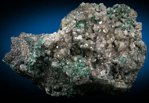 Cerussite with Malachite from Tsumeb Mine, Otavi-Bergland District, Oshikoto, Namibia