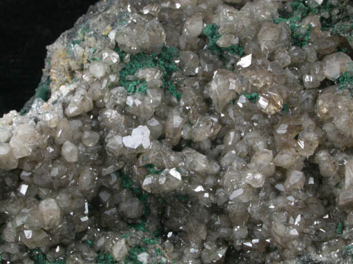 Cerussite with Malachite from Tsumeb Mine, Otavi-Bergland District, Oshikoto, Namibia