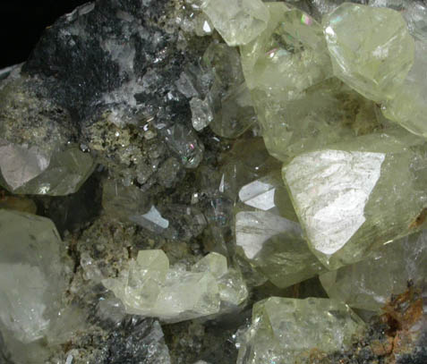 Anglesite on Galena from Touissit Mine, 21 km SSE of Oujda, Jerada Province, Oriental, Morocco