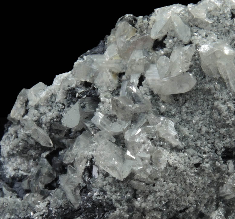 Cerussite and Galena from Tsumeb Mine, Otavi-Bergland District, Oshikoto, Namibia