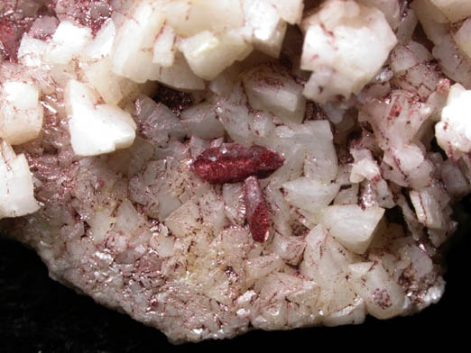 Cerussite on Dolomite molds after Calcite from Tsumeb Mine, Otavi-Bergland District, Oshikoto, Namibia