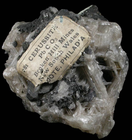 Cerussite from Broken Hill, New South Wales, Australia