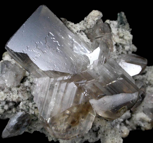 Cerussite (twinned crystals) from Tsumeb Mine, Otavi-Bergland District, Oshikoto, Namibia