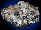 Cerussite on Goethite from Miniera Montevecchio, Iglesias, Carbonia-Iglesias, Sardinia, Italy