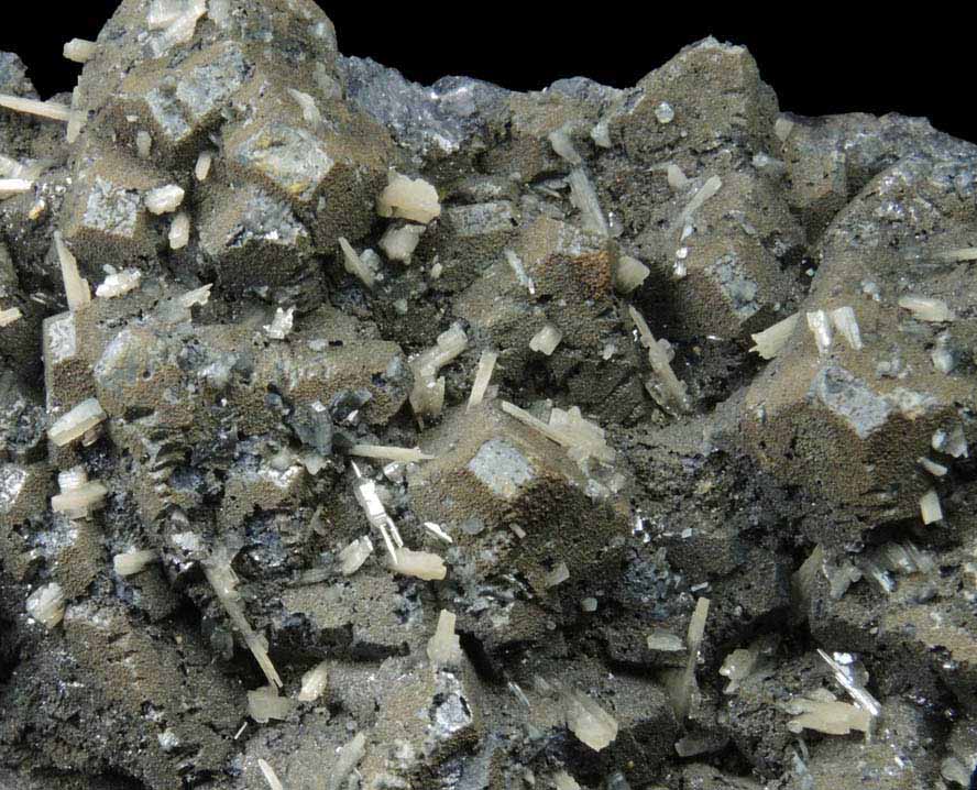 Galena with Cerussite and Marcasite from Trzebionka Mine, Trzebinia, Chrzanw District, Malopolskie, Poland